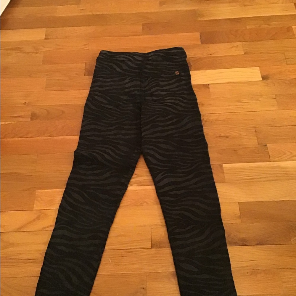 Zara Girls Zebra Print Skinny Pants